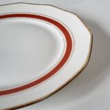 Porcelain plates made in France gilding