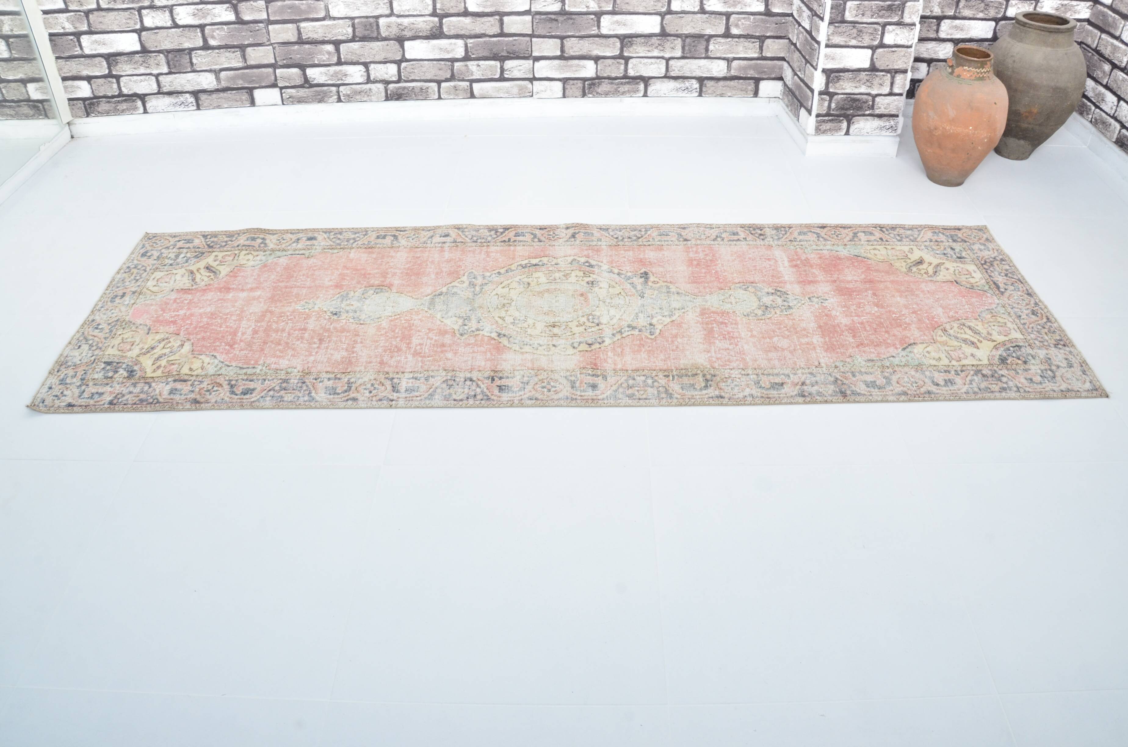 Vintage Turkish Orange Floor Carpet sku 3336