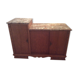 Wooden art deco buffet