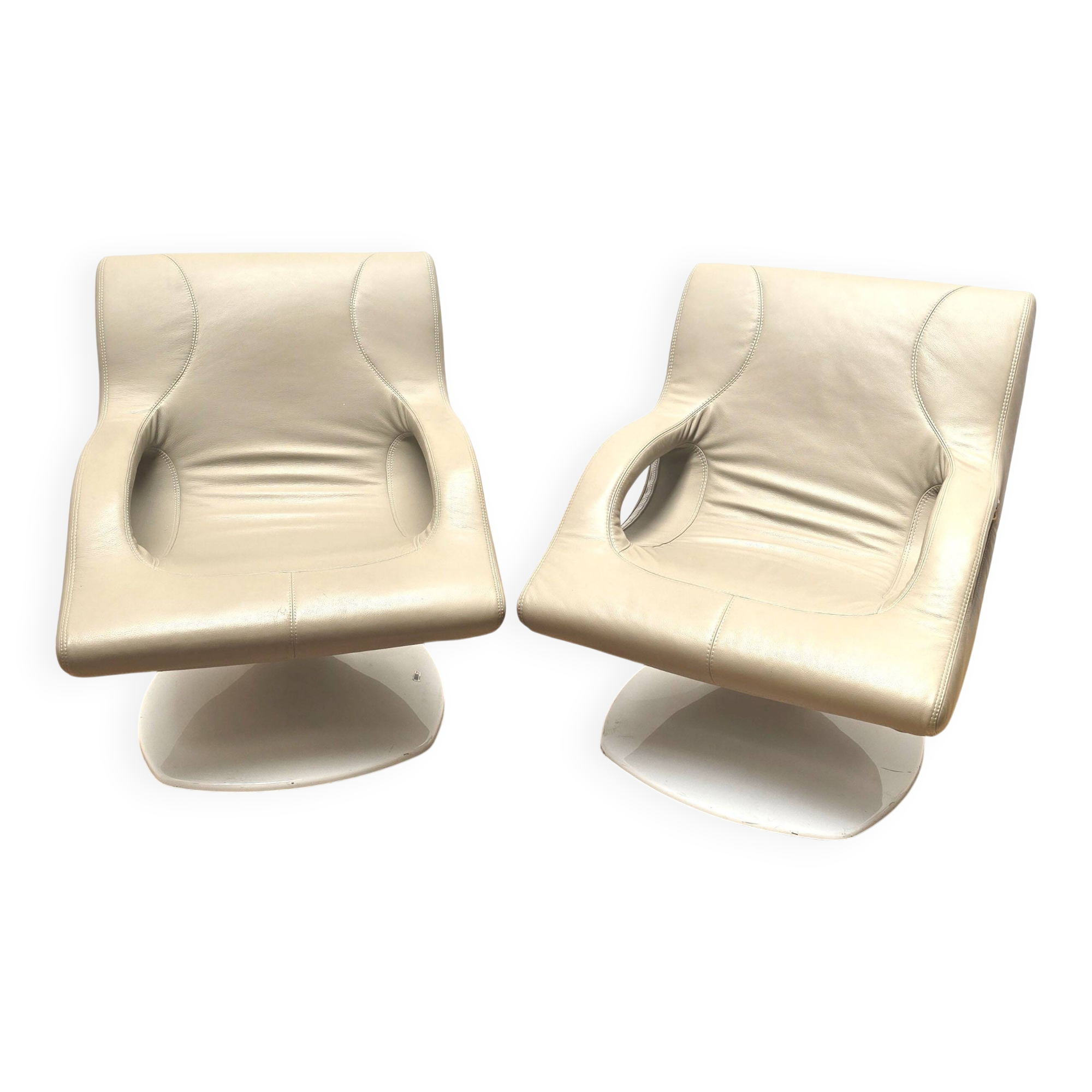 Paire de fauteuils Swing Space Age, Friguetto
