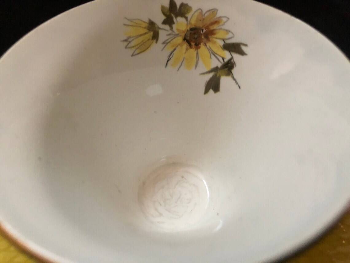 Pair of porcelain cups 1950