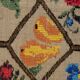 Handwoven Floral Pattern Needlepoint Kids Kilim Rug, Wall Hanging Turkish