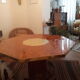 Jean Claude Mahey octagonal table magnifying glass and brass