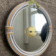 Vintage round ceramic mirror