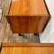 Pair of minimalist vintage bedside tables – 60s look