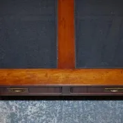 Very Large Coffee Table with Marquetry Glass Panels by Kennedy Harrods