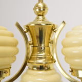 Art deco chandelier Czechoslovakia 1930's