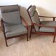 Paire de fauteuils scandinaves en teck années 60
