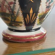 Pair of Saint Ghislain vases made in Belgium