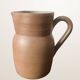 Set of 3 matte stoneware jugs