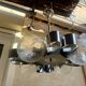 Chrome chandelier Space age 70s