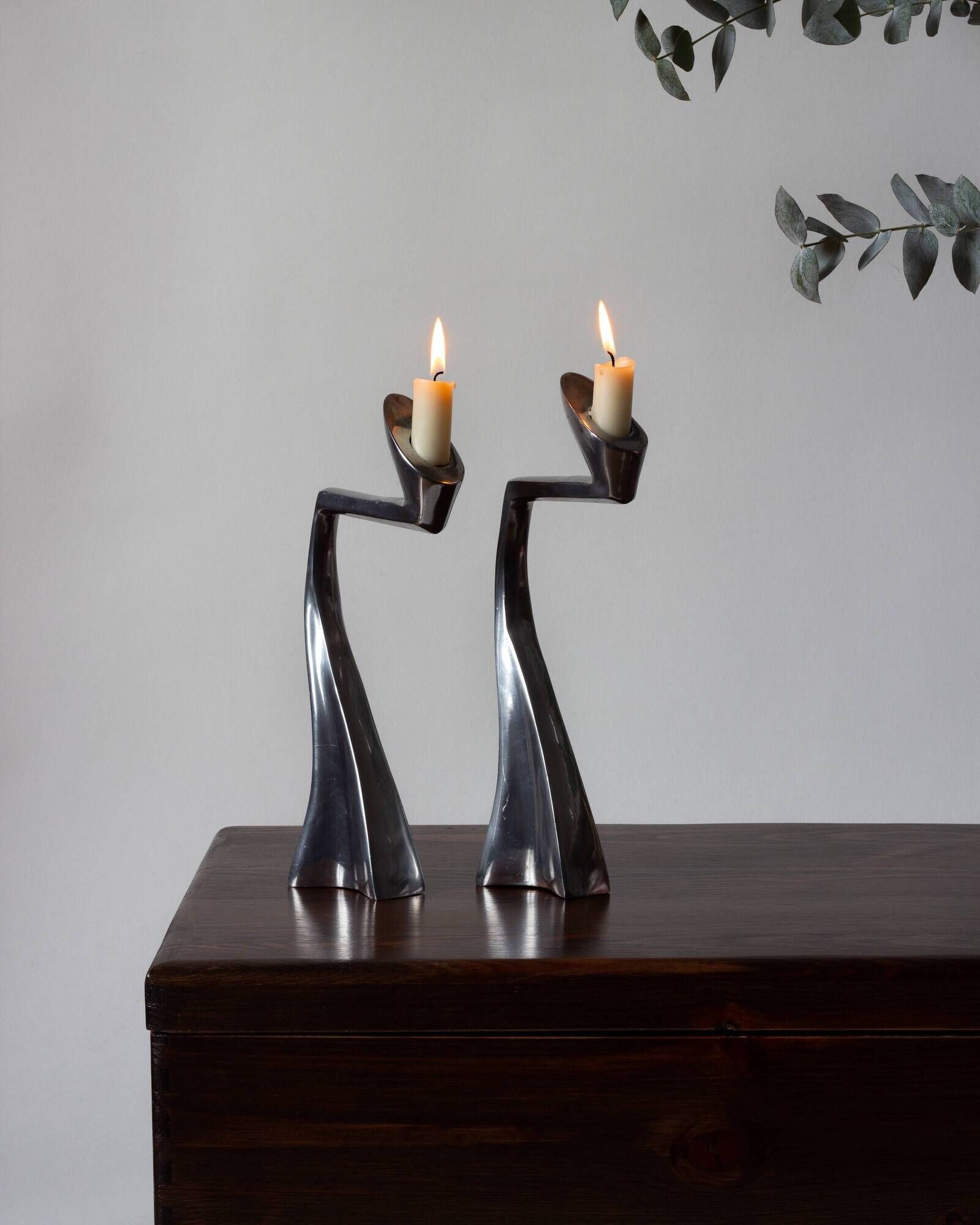 Pair of candle holders #Arclumis / Matthiew Hilton for SCP England / 80s