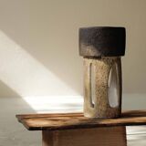 Large sculptural glazed ceramic planter, circa 1970