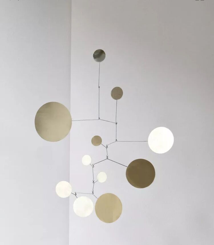 Vintage brass mobile