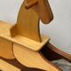 Mixed wood vintage rocking horse