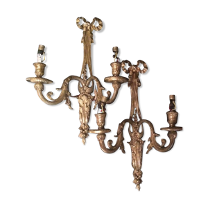 Paire d'appliques style Louis XVI