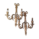 Paire d'appliques style Louis XVI