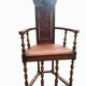 Throne chair in high period style