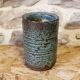 Turned glazed stoneware vase