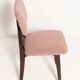 "Butterfly" dining chair in pink boucle, Europe, 1960s