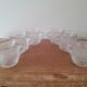 Set of 6 glass swan cups