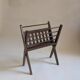Folding magazine rack