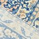 Tapis Persan Vintage Tissé Main, Motif Floral, Laine Beige & Bleu,301x414Cm