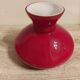 Globe cloche abat jour opaline rouge