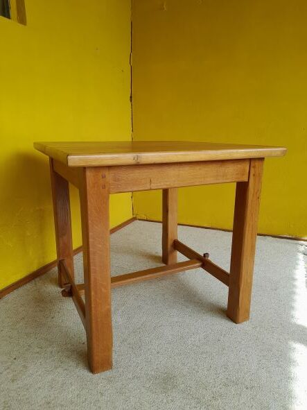Small farmhouse table in old oak