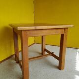 Small farmhouse table in old oak
