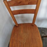 Set of 6 vintage chairs 1960 bistro
