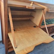 Guillerme et Chambron high sideboard, bar buffet, vintage secretary