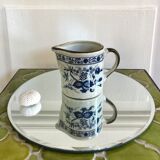 Pot à lait en grès décor fleurs