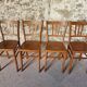 Set of 4 vintage Luterma beech bistro chairs – 1950s
