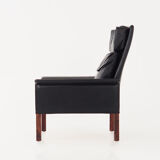 Fauteuil en cuir par Hans Olsen