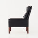 Leather armchair by Hans Olsen