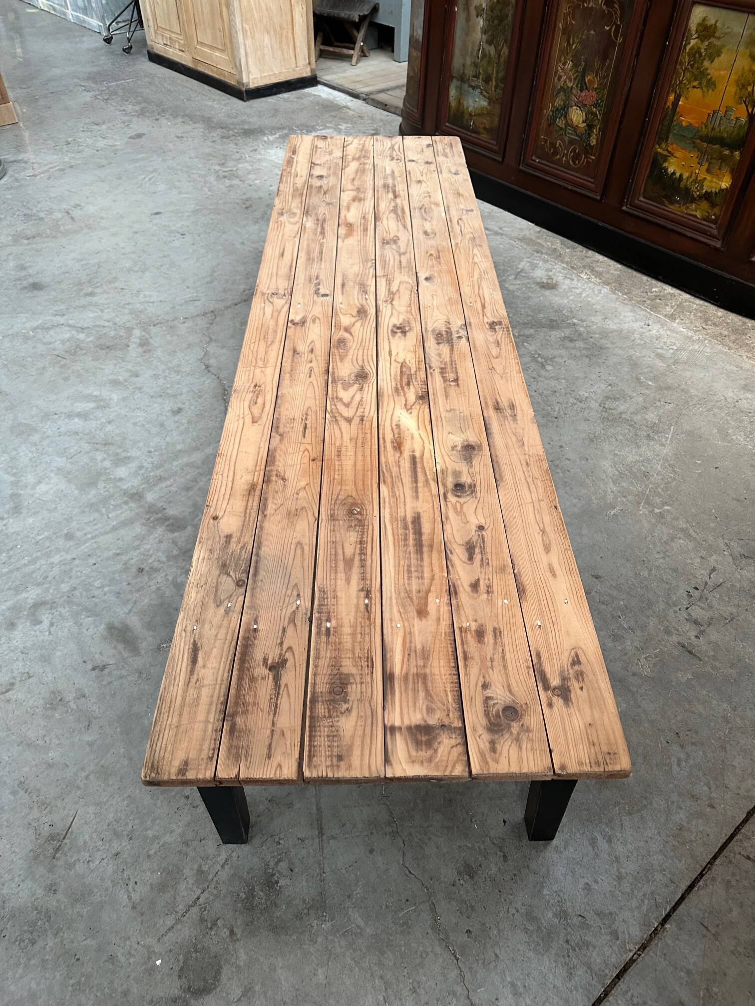 Large mid-20th century coffee table