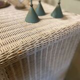 Vintage white wicker furniture