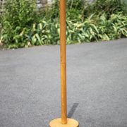 Vintage fir wood floor lamp, floor lamp, wooden lamp