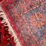 Tapis iranien vintage des années 1950. Travail artisanal, fait main.