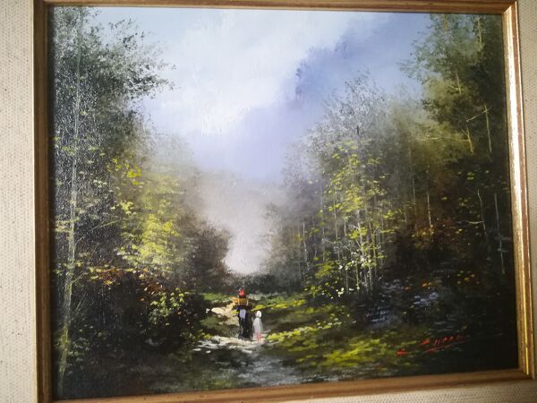 Huile sur toile signée