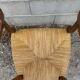 Straw armchair 19th