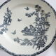 Lot de 2 assiettes plates terre de fer modèle "poussin"