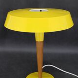 Lampe de table jaune par Kamenicky Senov, Tchécoslovaquie années 1970
