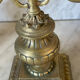 Pair of gilded bronze candlesticks in the Napoleon III style.