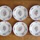Lot 6 plates dessert Lunéville KG Lamppost