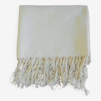 Couverture marocaine 100% coton - beige