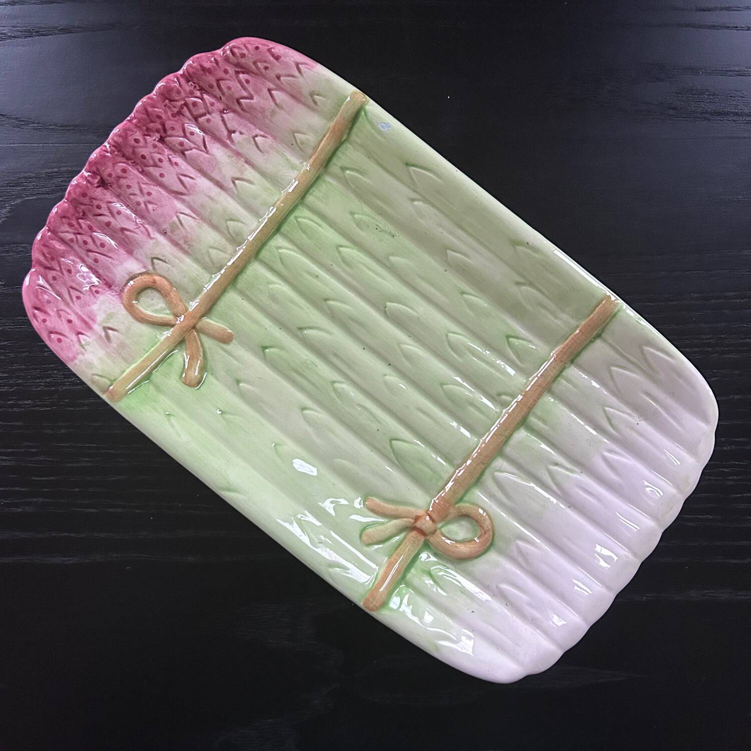 Asparagus in a batter.