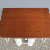 Scandinavian bedside wall phone shelf