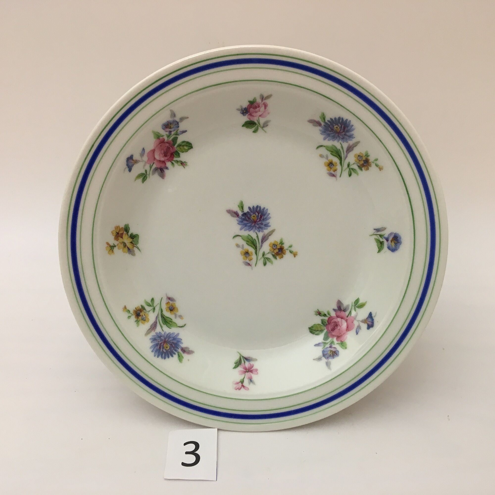 Lot de 6 assiettes creuses “ lourioux foëcy “